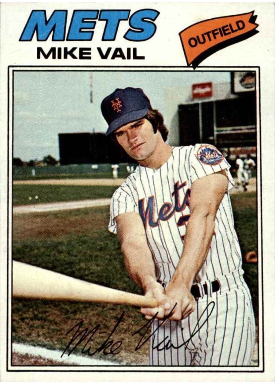 1977 Topps #246 Mike Vail, New York Mets