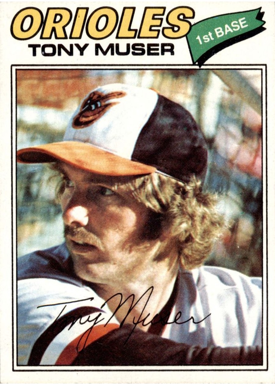 1977 Topps #251 Tony Muser, Baltimore Orioles