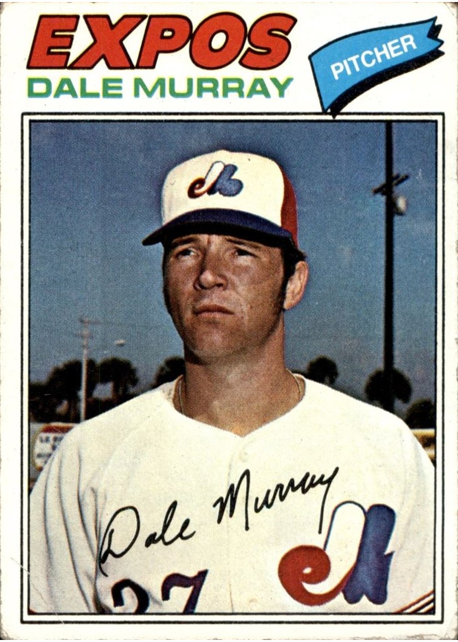 1977 Topps #252 Dale Murray, Montreal Expos