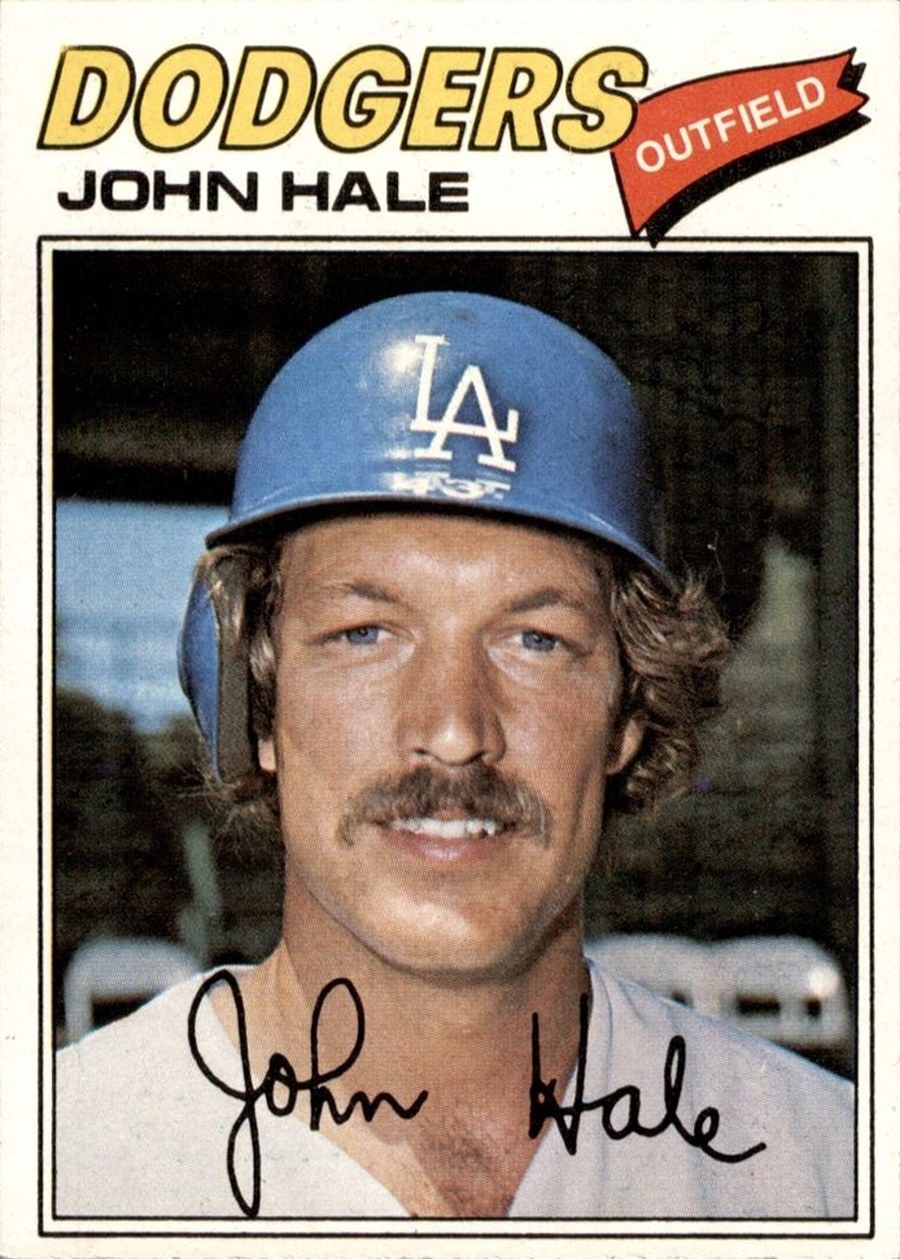 1977 Topps #253 John Hale, Los Angeles Dodgers