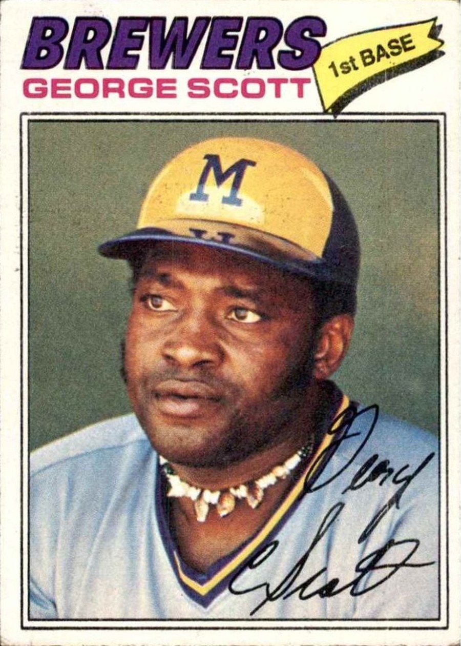 1977 Topps #255 George Scott, Milwaukee Brewers
