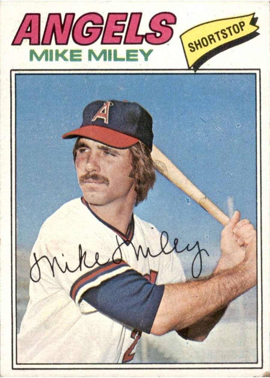 1977 Topps #257 Mike Miley, California Angels