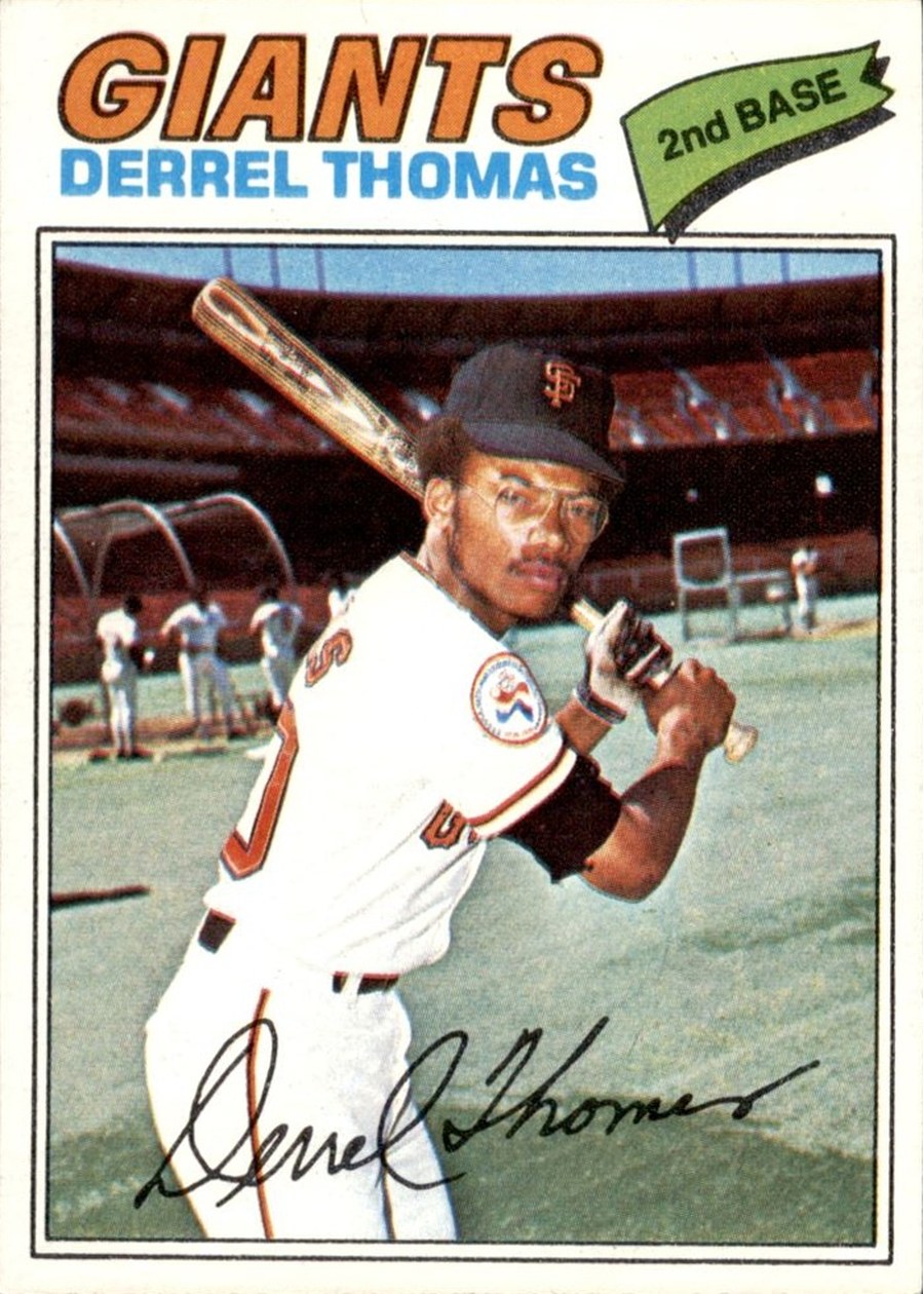 1977 Topps #266 Derrel Thomas, San Francisco Giants