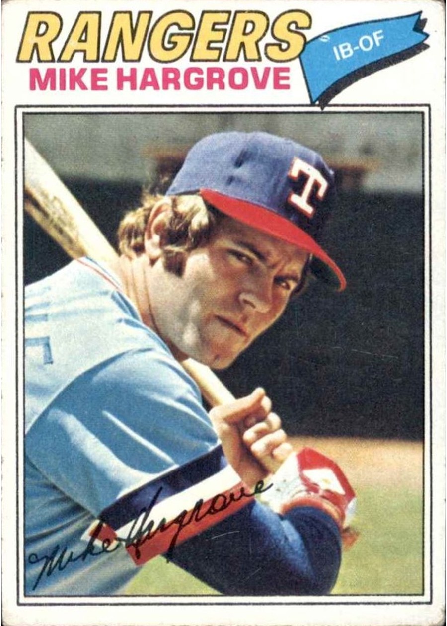 1977 Topps #275 Mike Hargrove, Texas Rangers