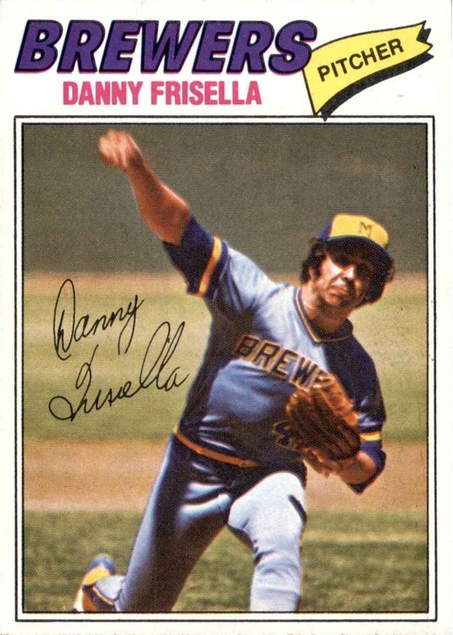 1977 Topps #278 Danny Frisella, Milwaukee Brewers