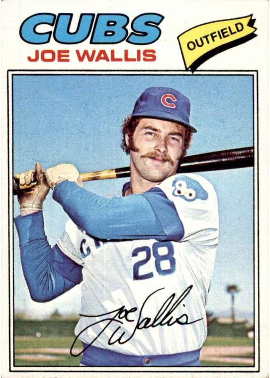 1977 Topps #279 Joe Wallis, Chicago Cubs