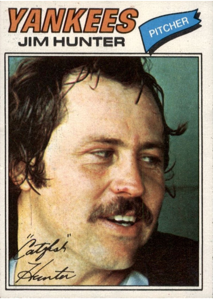 1977 Topps #280 Jim Hunter, New York Yankees