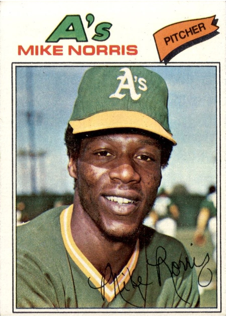 1977 Topps #284 Mike Norris, Oakland Athletics