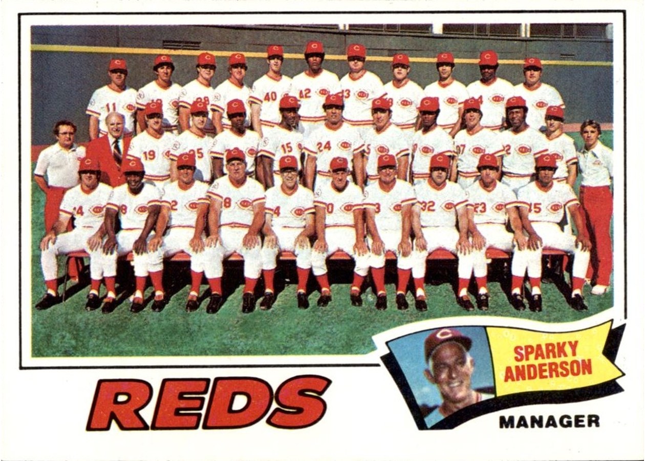 1977 Topps #287 Cincinnati Reds Team