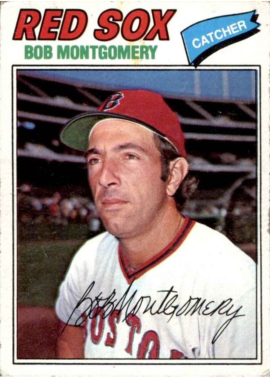1977 Topps #288 Bob Montgomery, Boston Red Sox