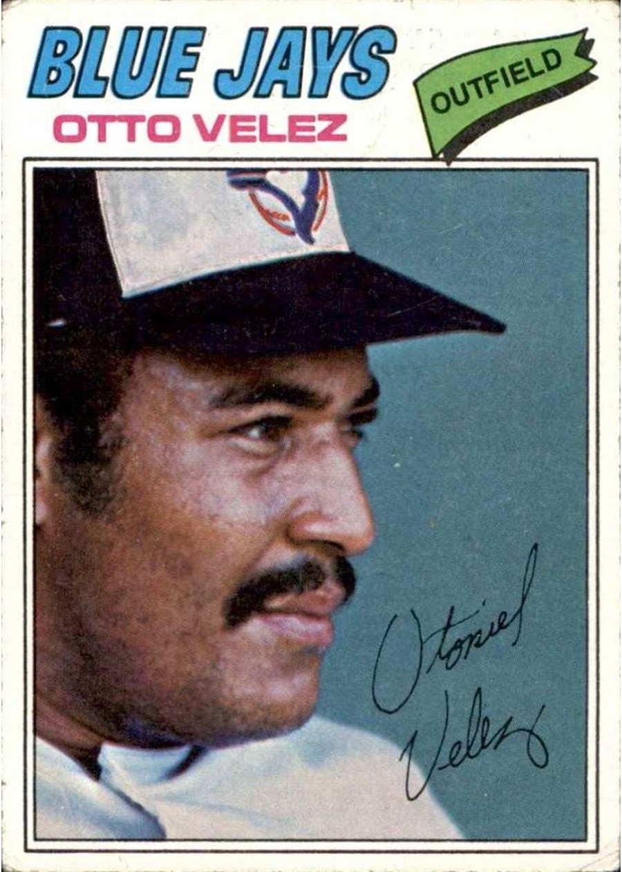 1977 Topps #299 Otto Velez, Toronto Blue Jays