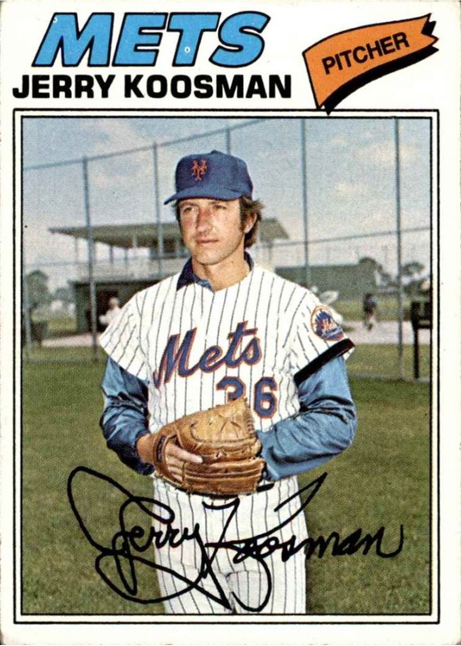 1977 Topps #300 Jerry Koosman, New York Mets