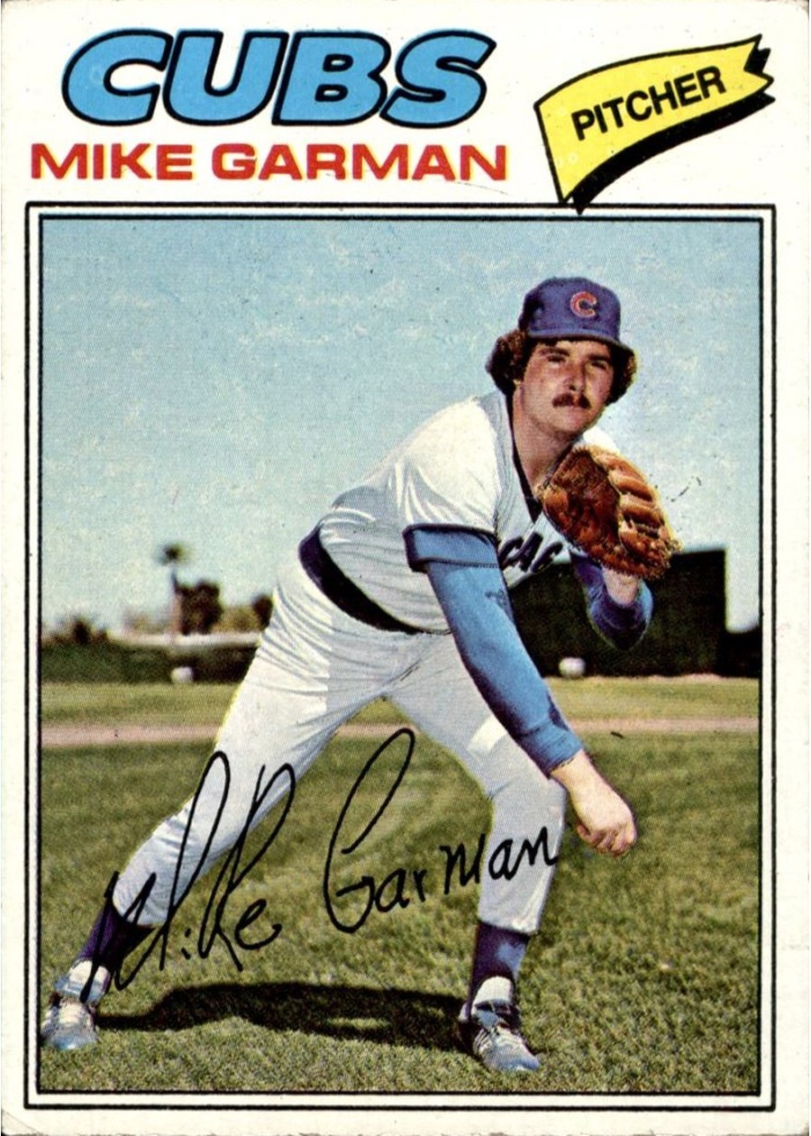1977 Topps #302 Mike Garman, Chicago Cubs