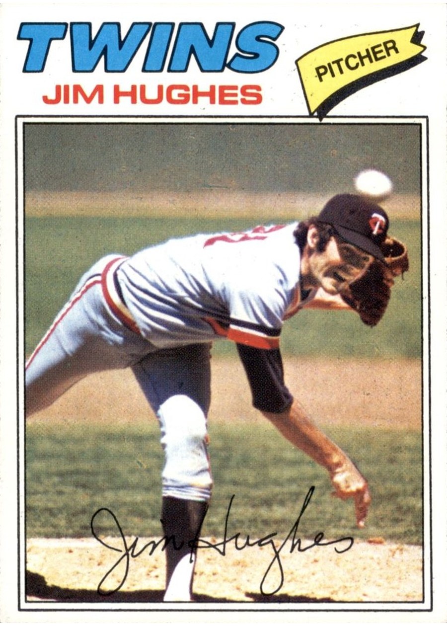 1977 Topps #304 Jim Hughes, Minnesota Twins