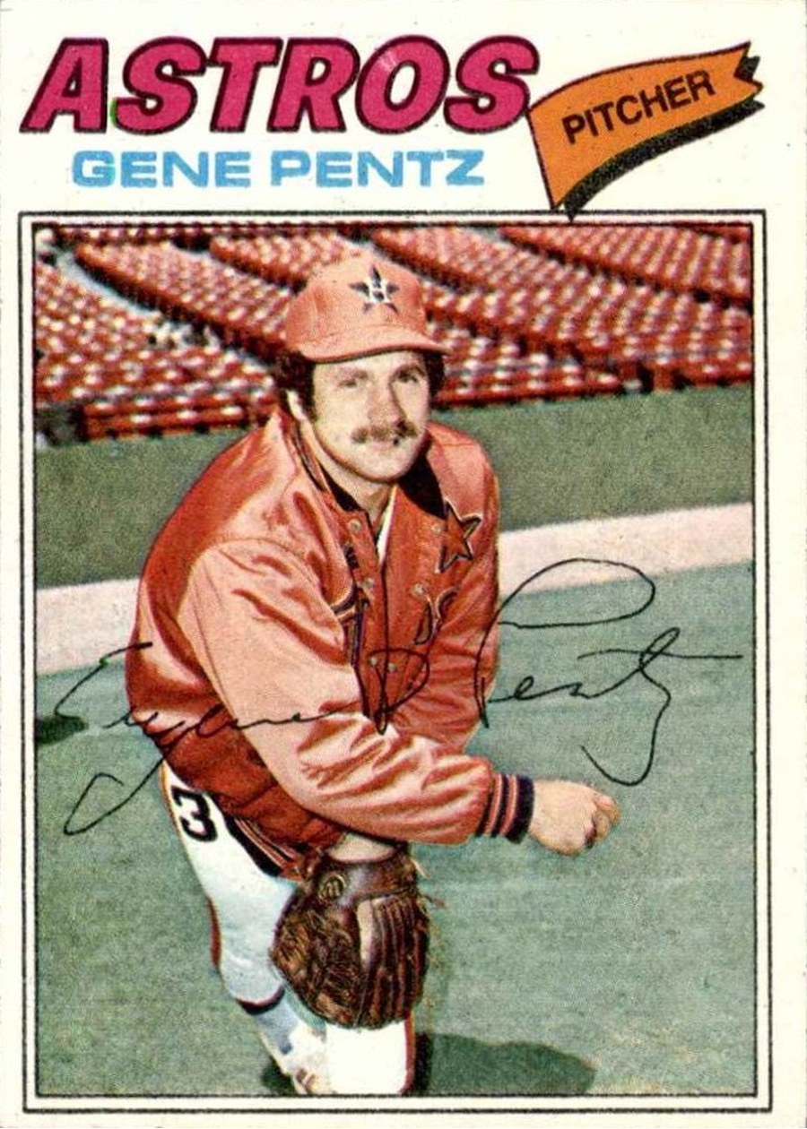 1977 Topps #308 Gene Pentz, Houston Astros