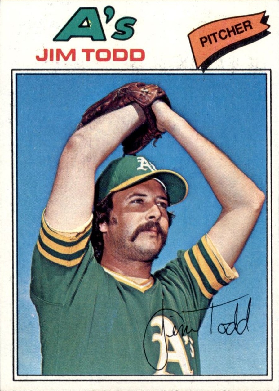 1977 Topps #31 Jim Todd, Oakland Athletics