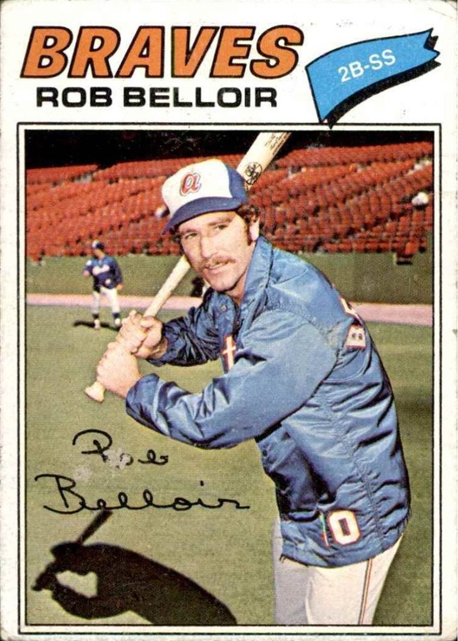 1977 Topps #312 Rob Belloir, Atlanta Braves