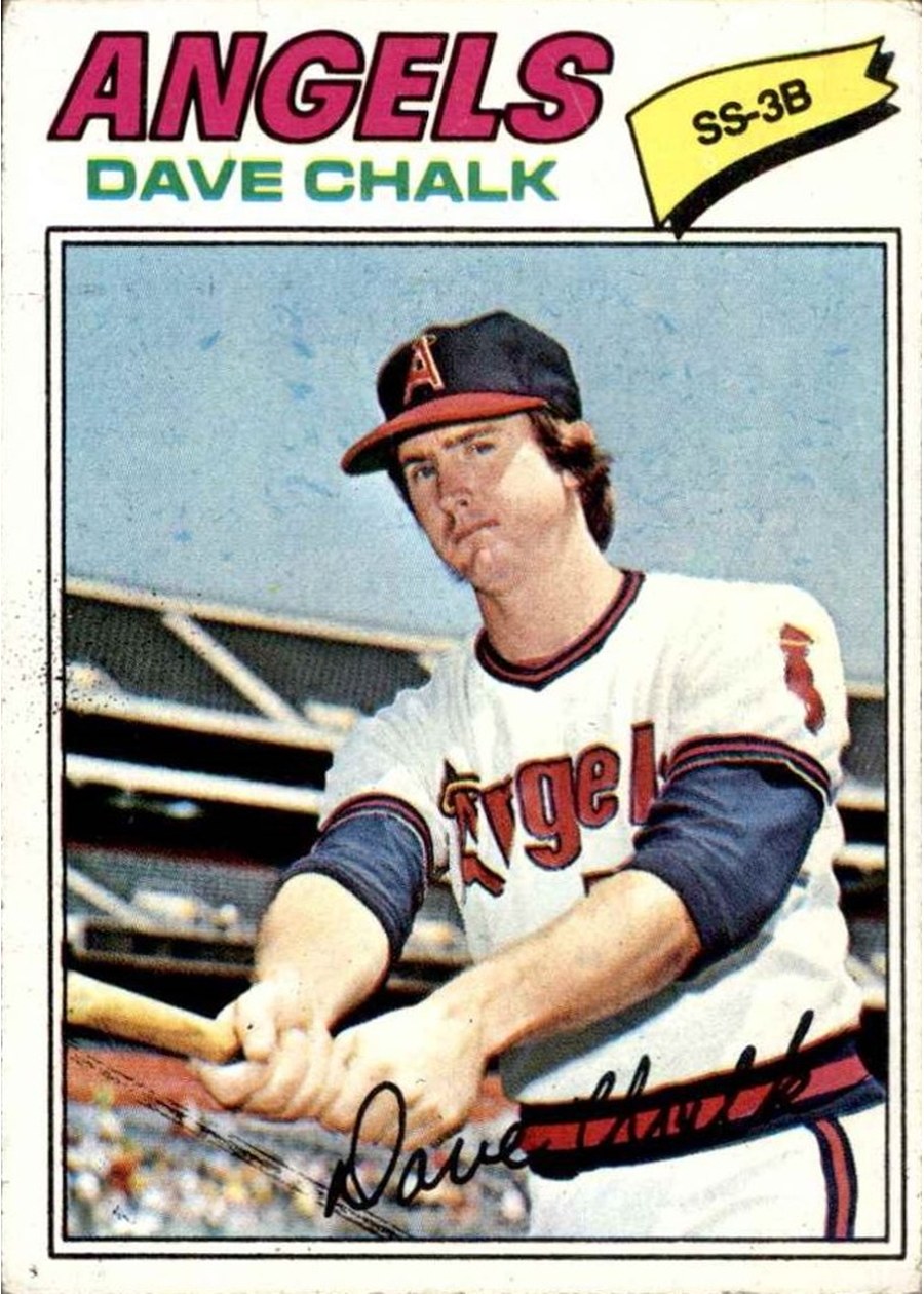 1977 Topps #315 Dave Chalk, California Angels