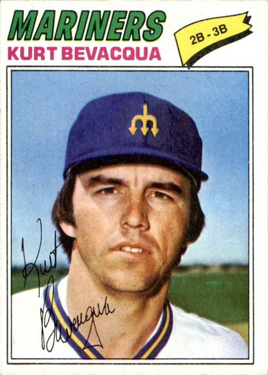 1977 Topps #317 Kurt Bevacqua, Seattle Mariners