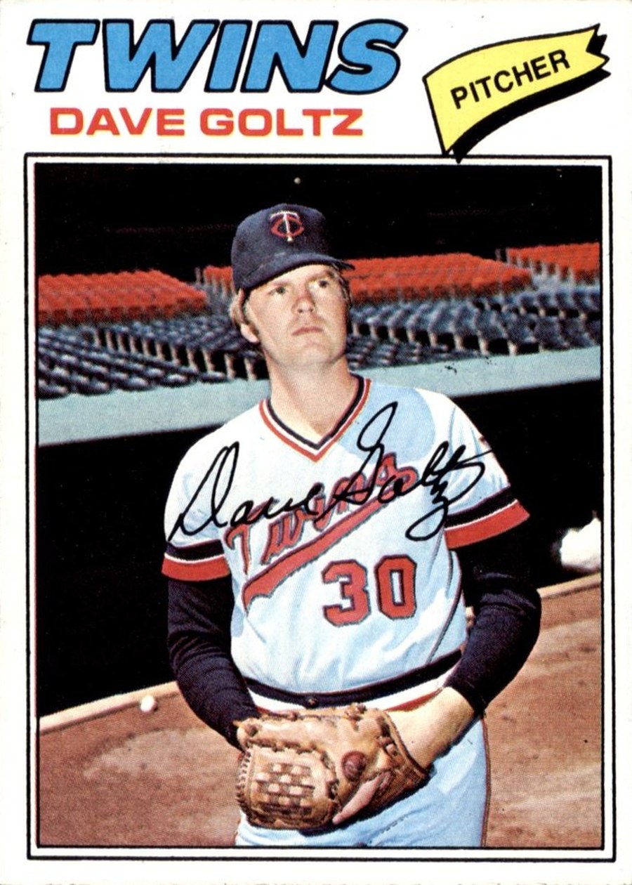 1977 Topps #321 Dave Goltz, Minnesota Twins