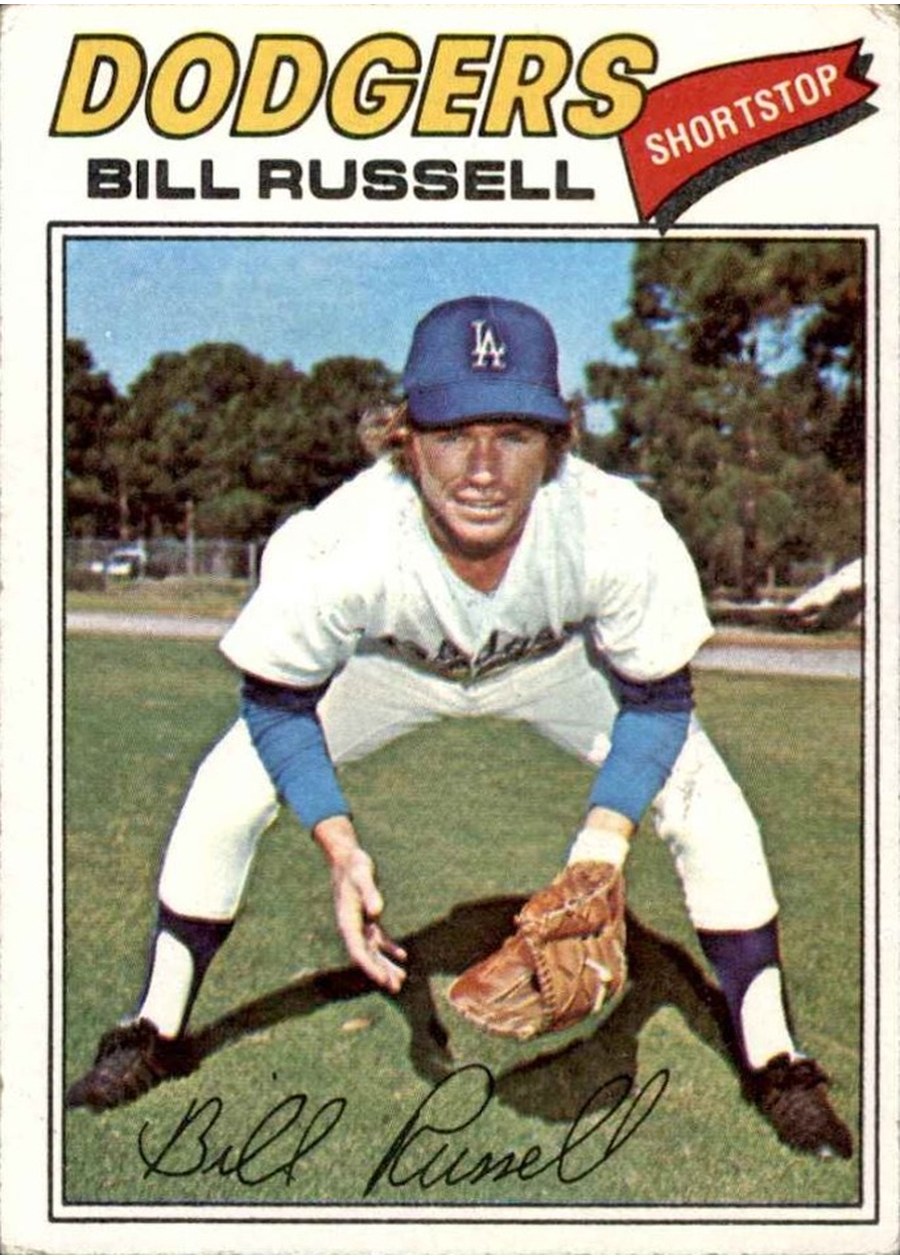 1977 Topps #322 Bill Russell, Los Angeles Dodgers