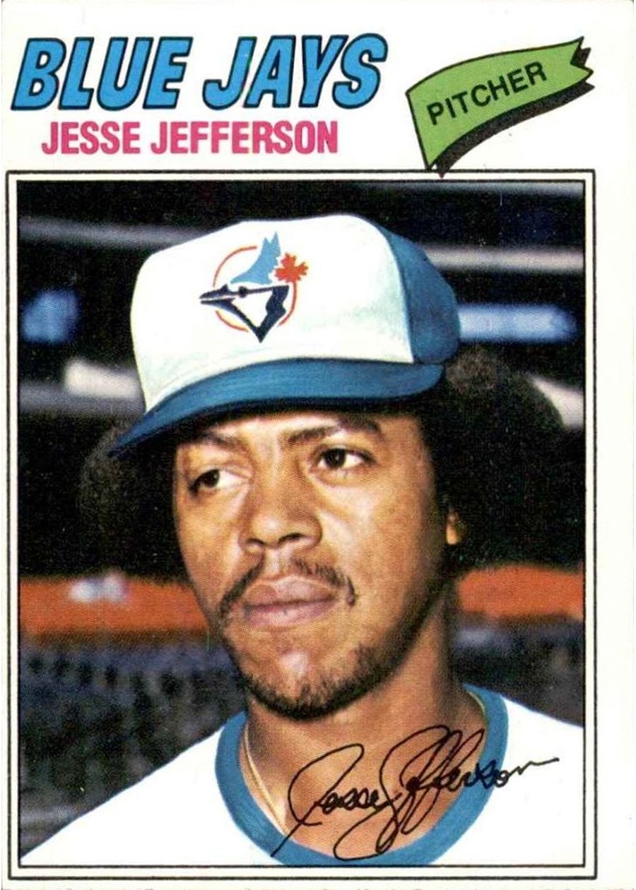 1977 Topps #326 Jesse Jefferson, Toronto Blue Jays