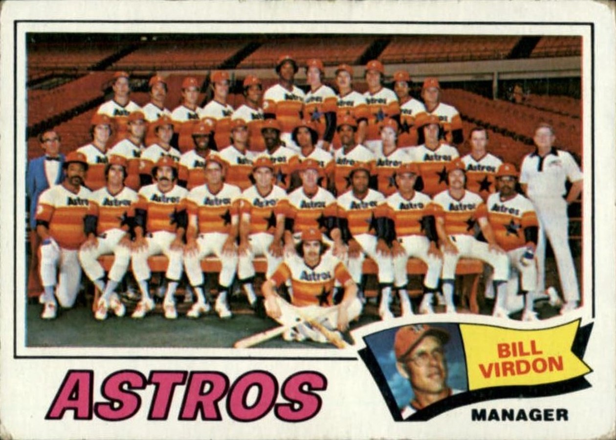 1977 Topps #327 Houston Astros Team