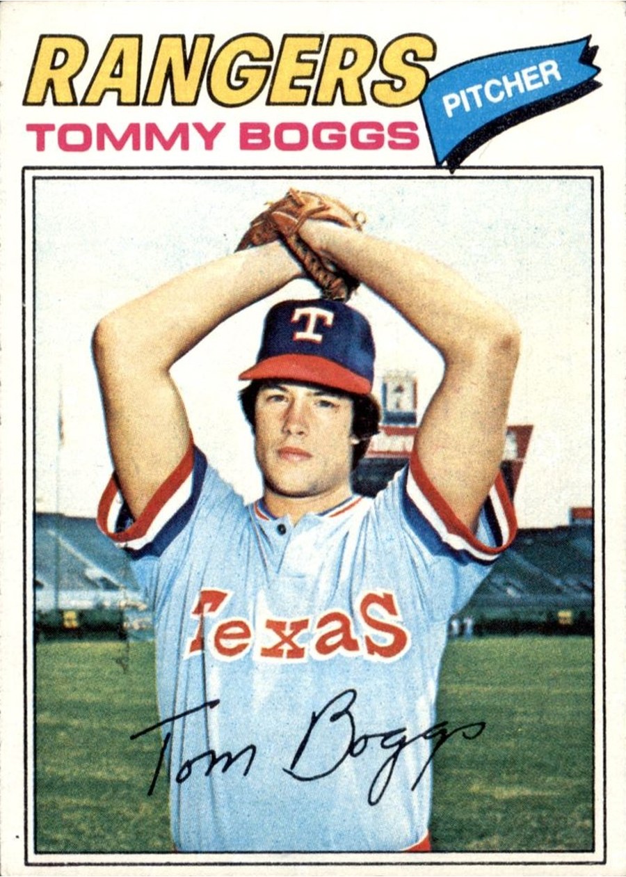 1977 Topps #328 Tommy Boggs, Texas Rangers