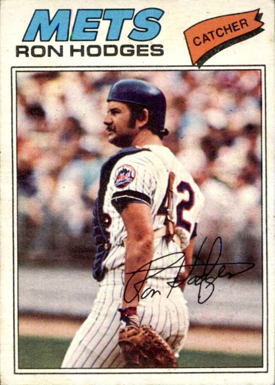1977 Topps #329 Ron Hodges, New York Mets