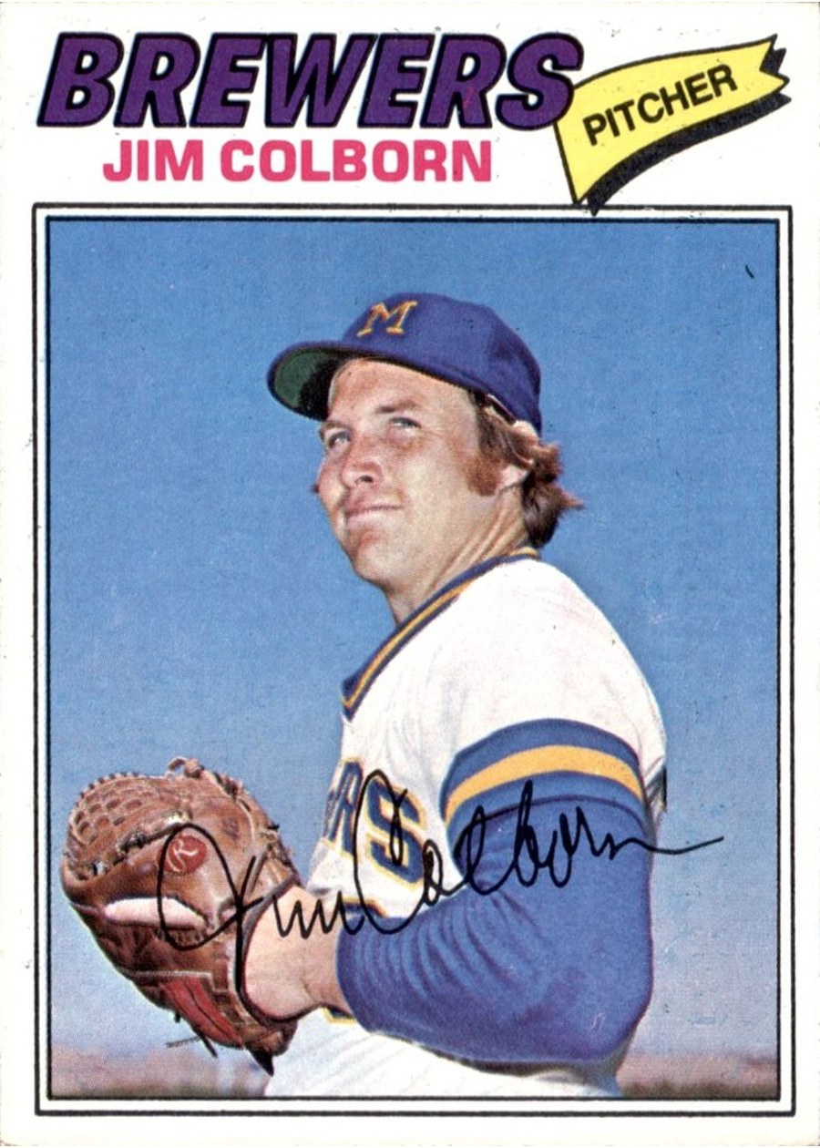 1977 Topps #331 Jim Colborn, Milwaukee Brewers
