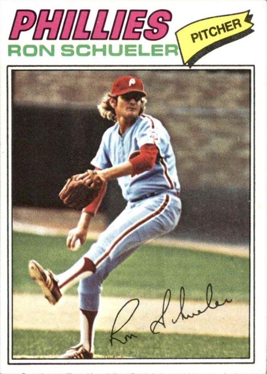 1977 Topps #337 Ron Schueler, Philadelphia Phillies