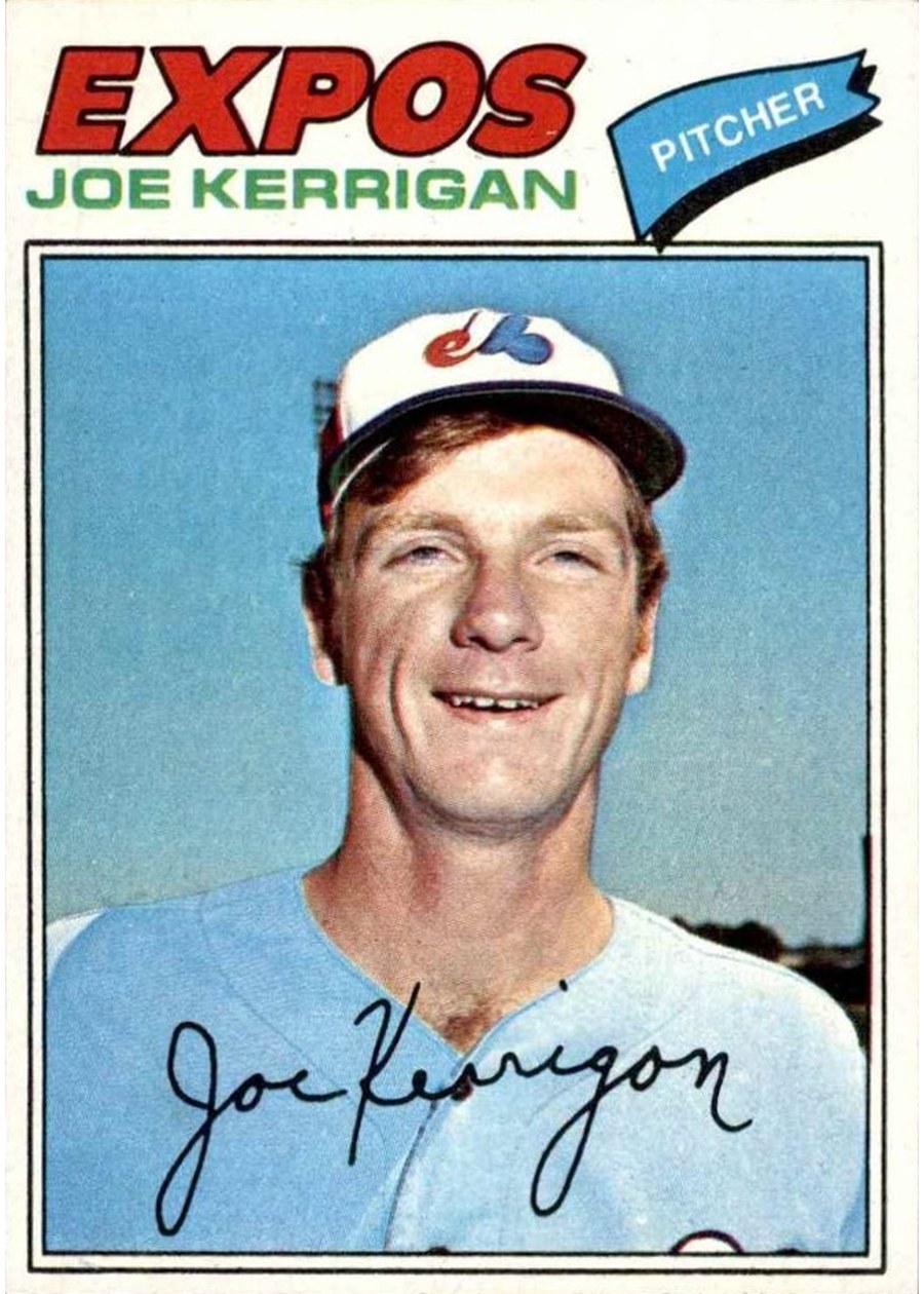 1977 Topps #341 Joe Kerrigan, Montreal Expos