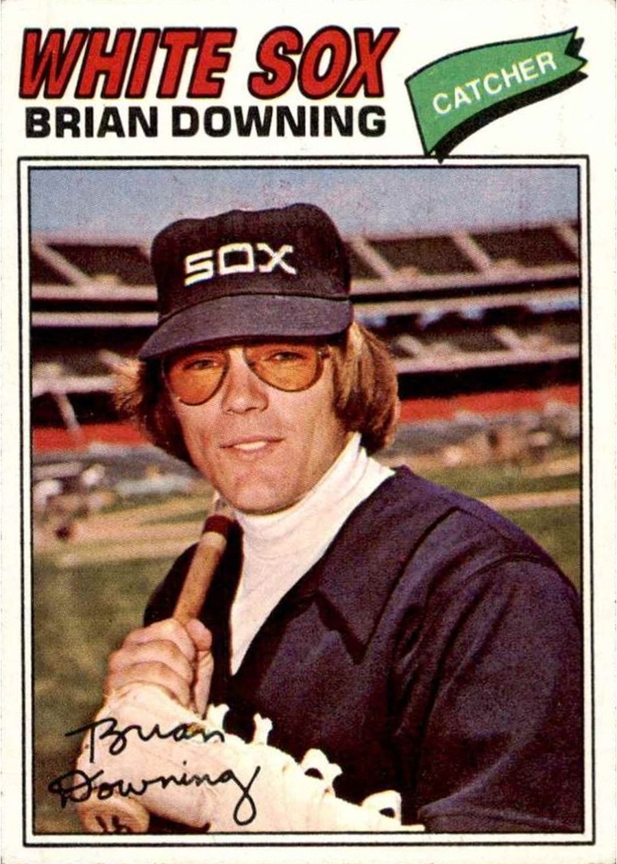 1977 Topps #344 Brian Downing, Chicago White Sox