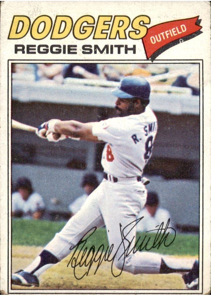 1977 Topps #345 Reggie Smith, Los Angeles Dodgers