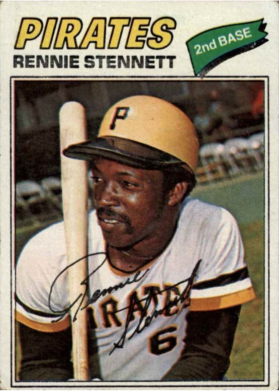 1977 Topps #35 Rennie Stennett, Pittsburgh Pirates