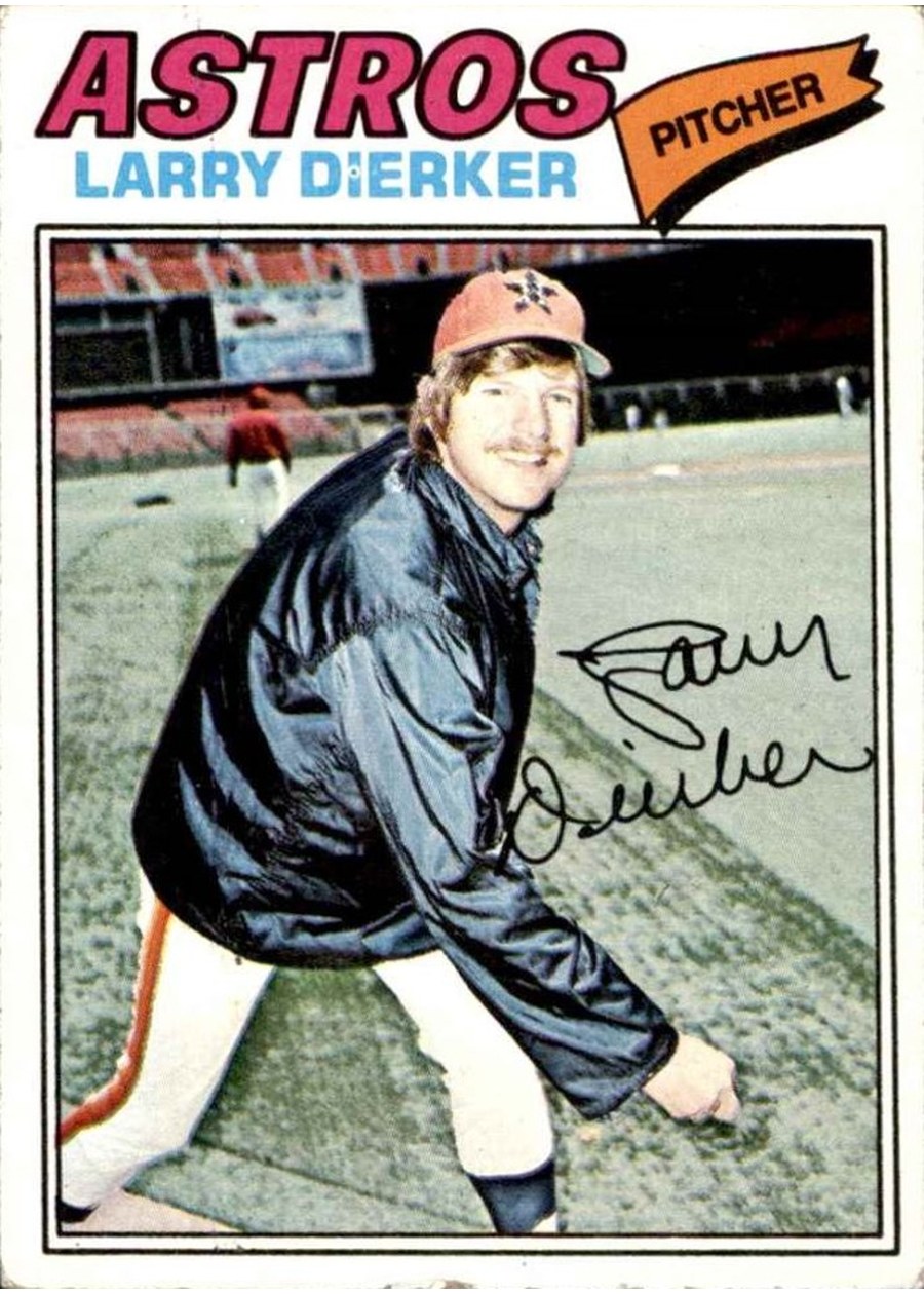 1977 Topps #350 Larry Dierker, Houston Astros