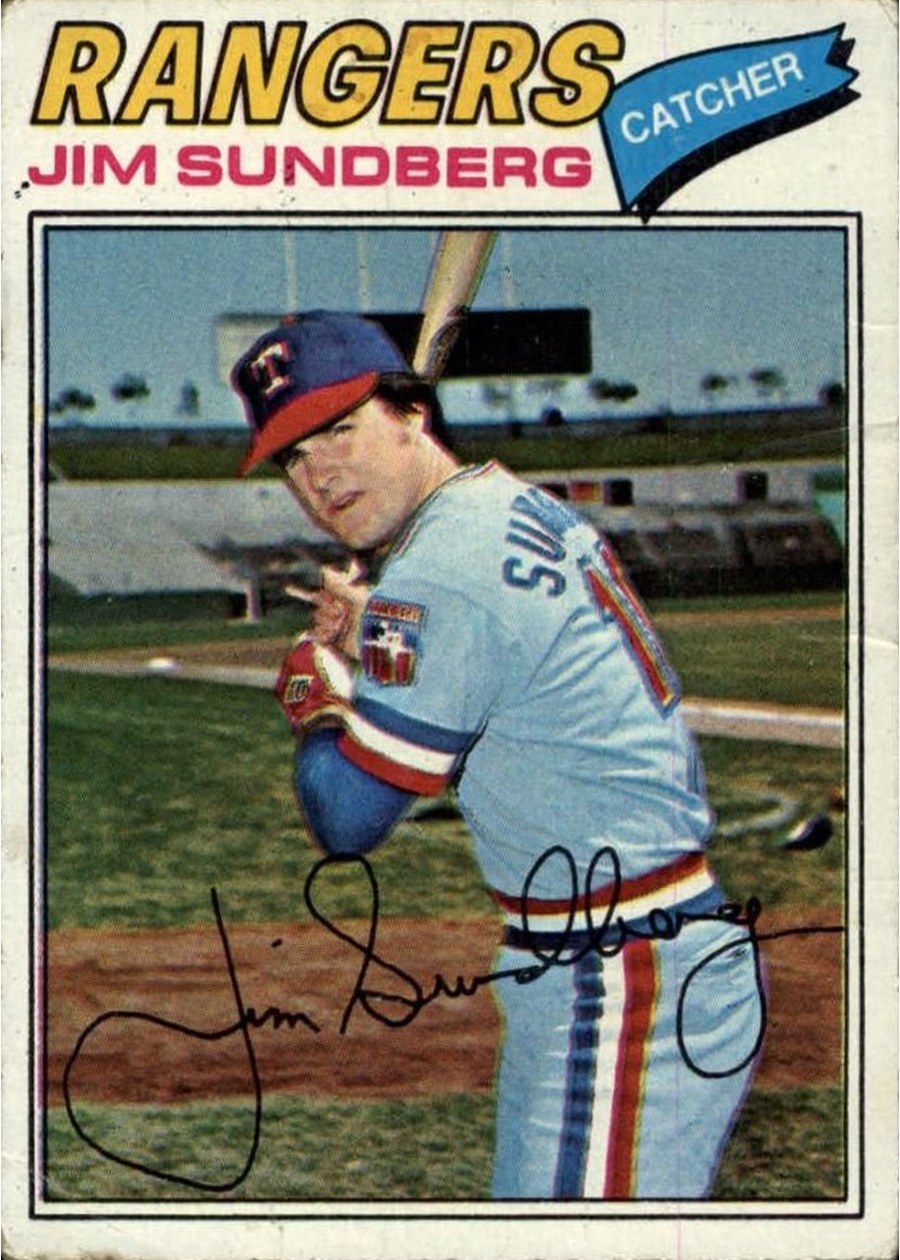 1977 Topps #351 Jim Sundberg, Texas Rangers