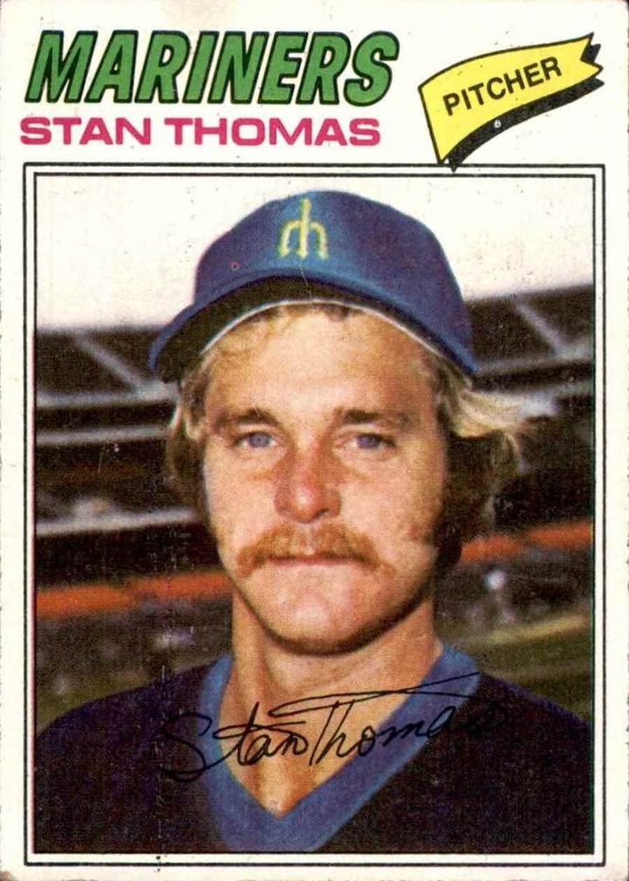 1977 Topps #353 Stan Thomas, Seattle Mariners