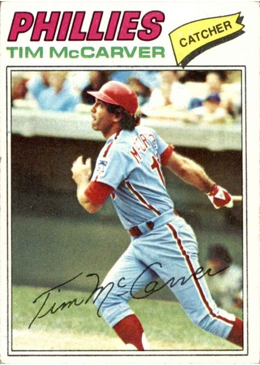 1977 Topps #357 Tim McCarver, Philadelphia Phillies