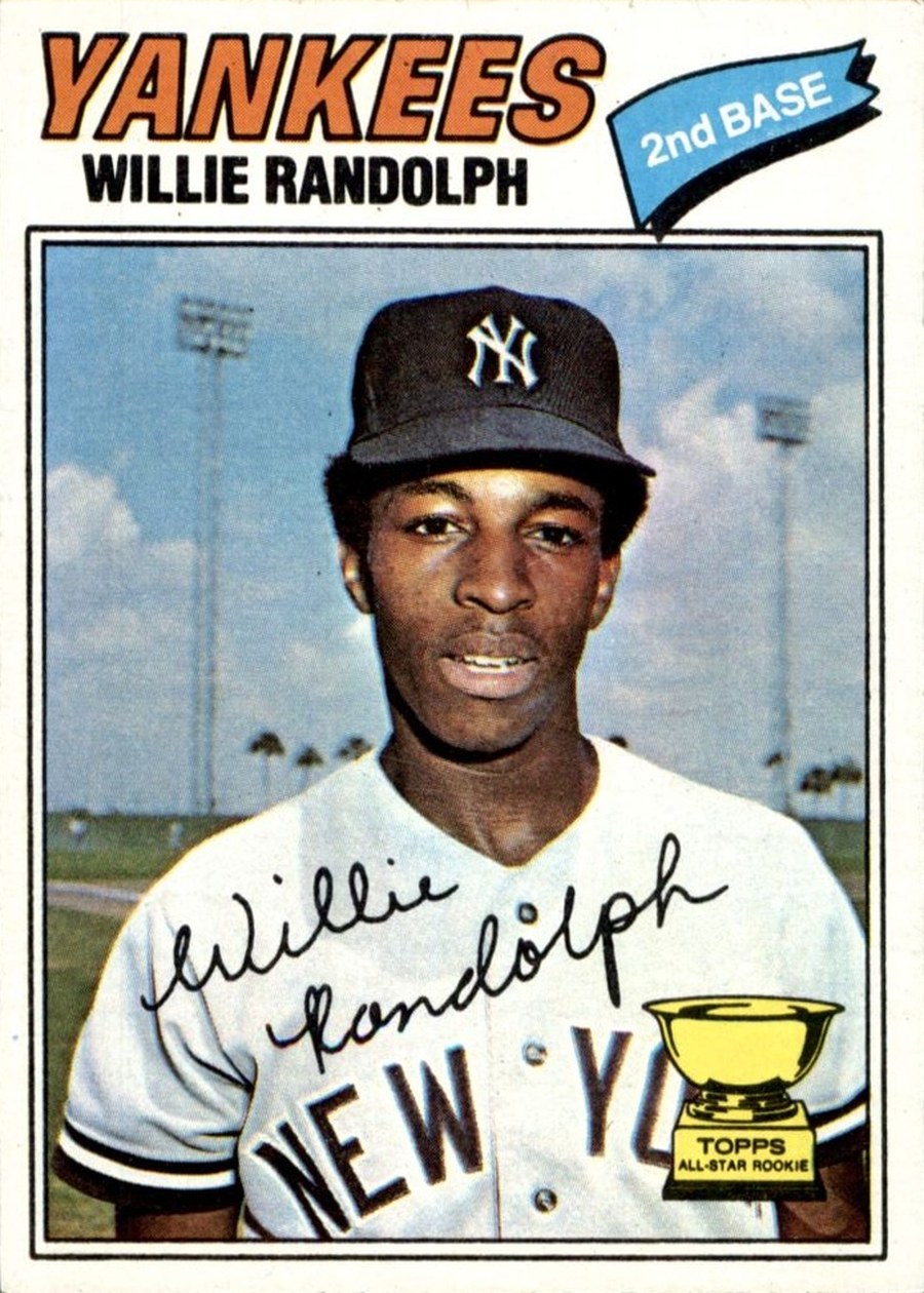 1977 Topps #359 Willie Randolph, New York Yankees