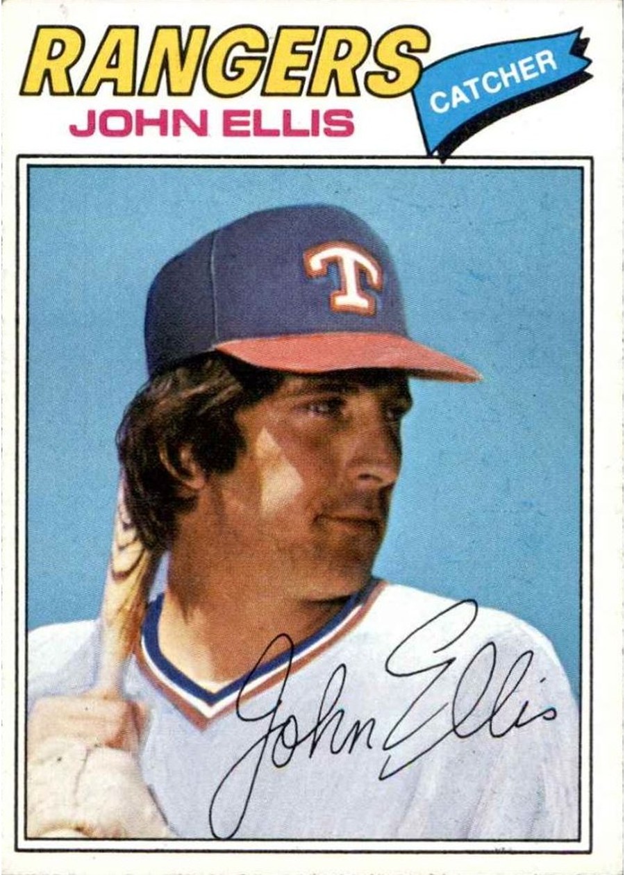 1977 Topps #36 John Ellis, Texas Rangers