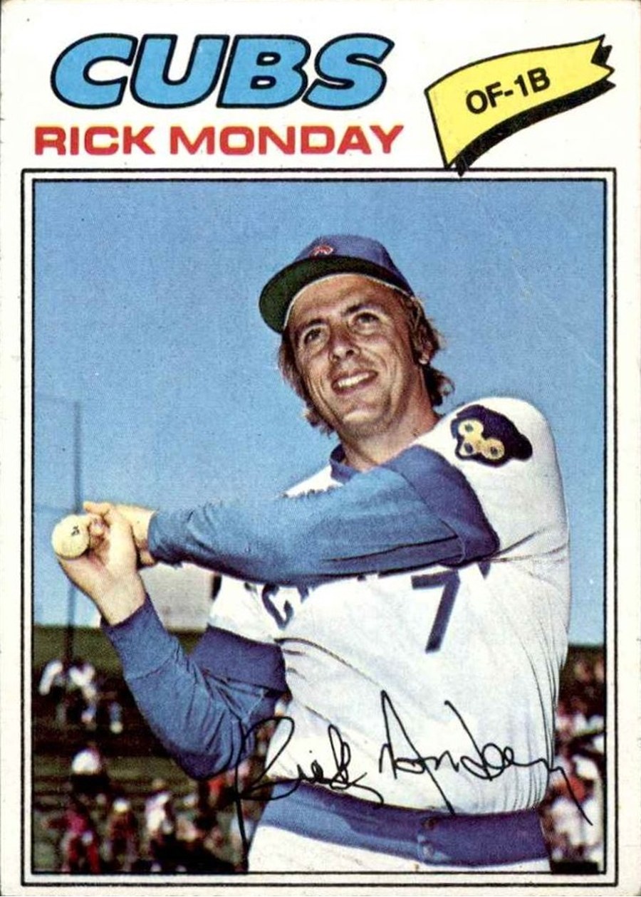 1977 Topps #360 Rick Monday, Chicago Cubs
