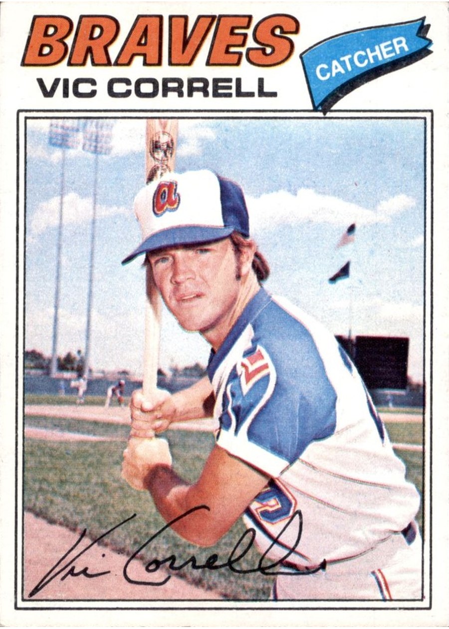 1977 Topps #364 Vic Correll, Atlanta Braves