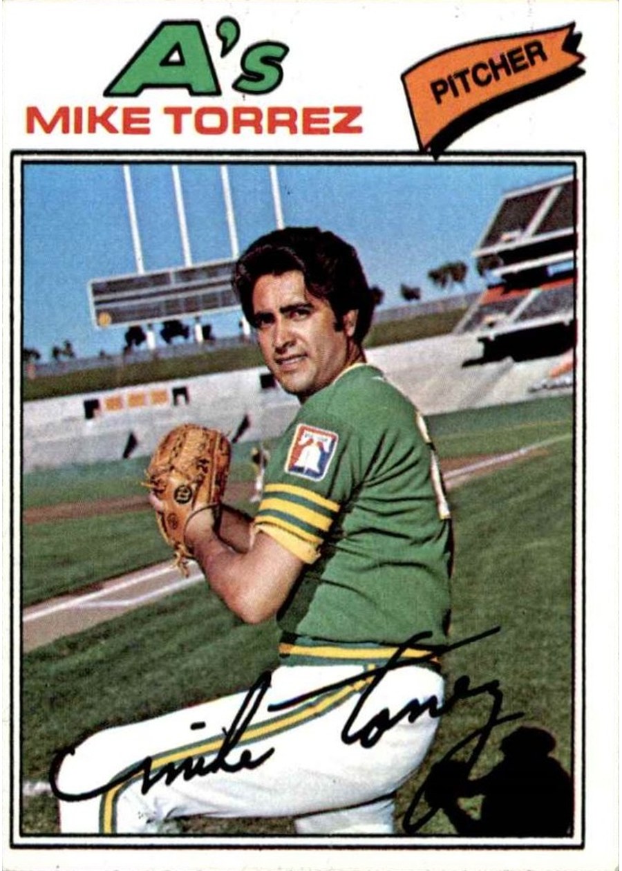 1977 Topps #365 Mike Torrez, Oakland Athletics