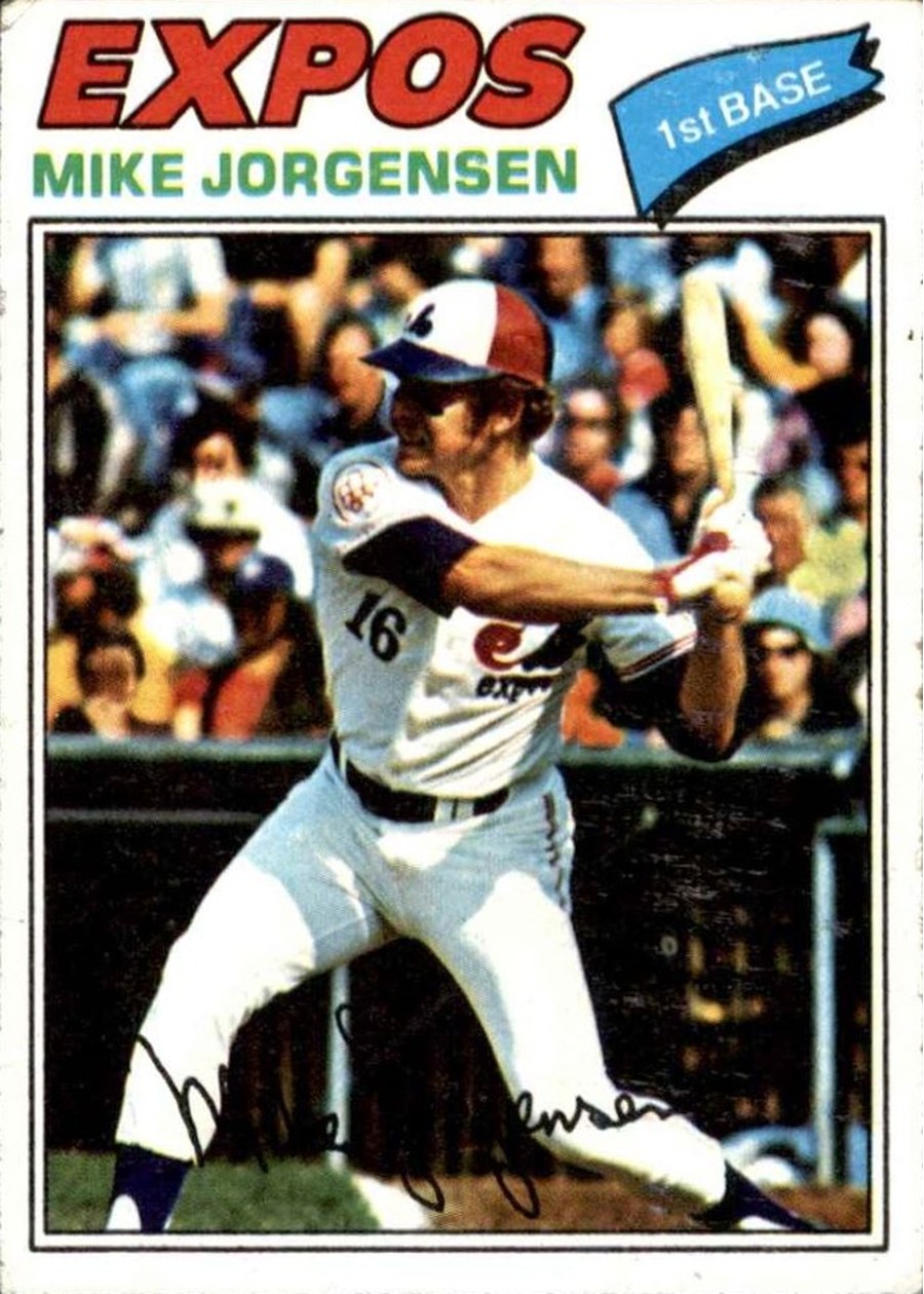 1977 Topps #368 Mike Jorgensen, Montreal Expos