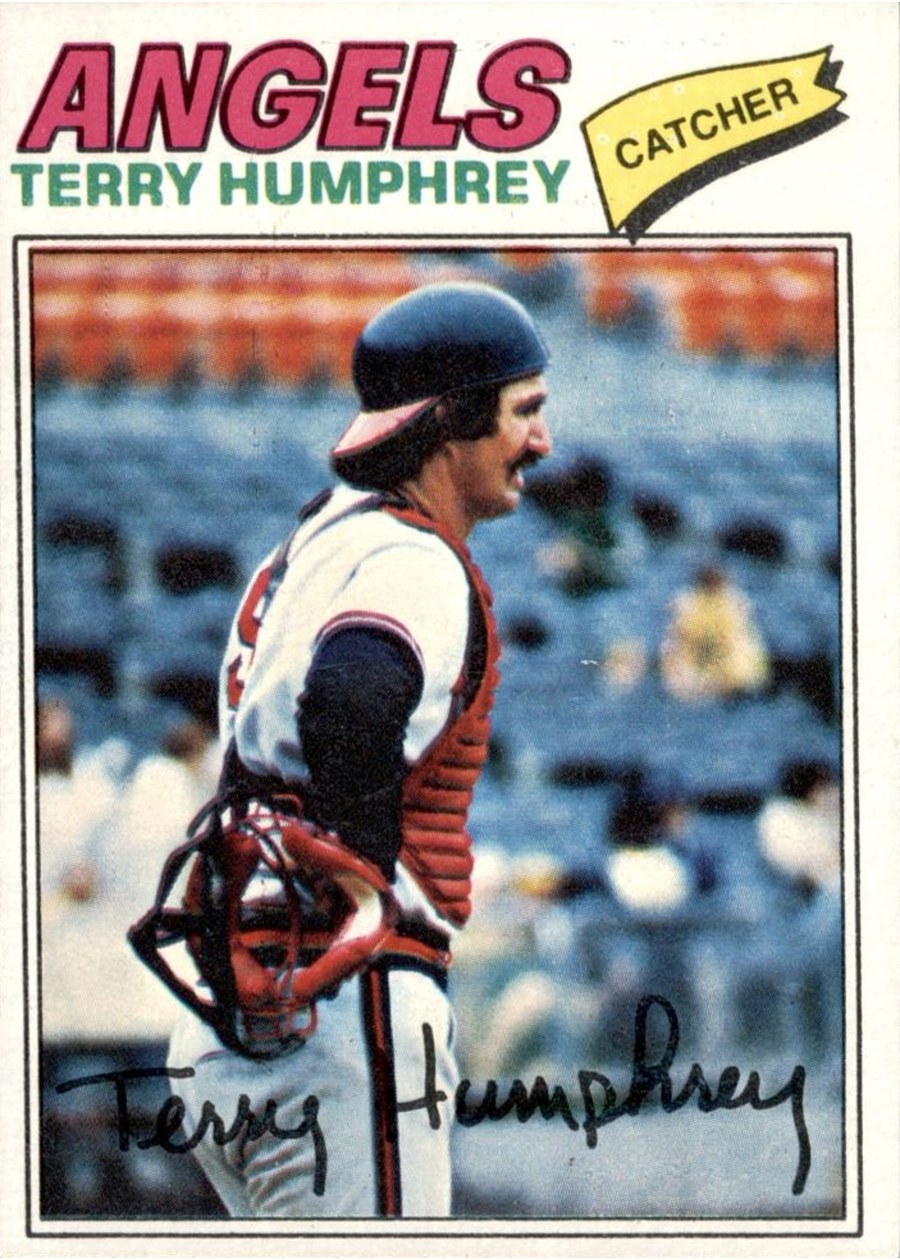 1977 Topps #369 Terry Humphrey, California Angels
