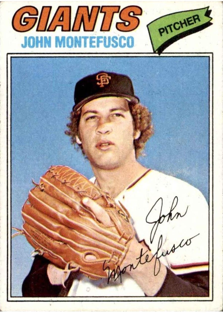 1977 Topps #370 John Montefusco, San Francisco Giants