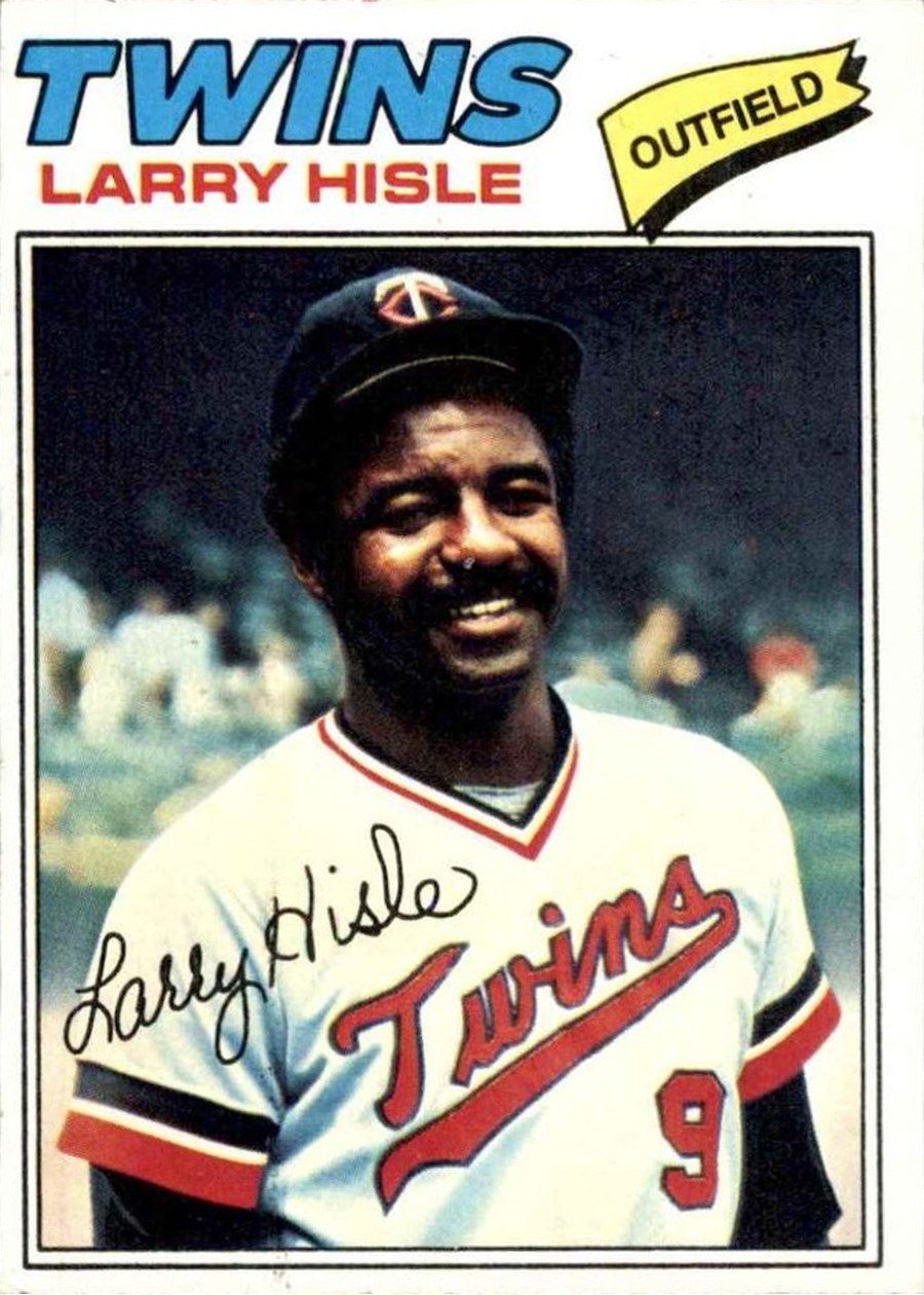 1977 Topps #375 Larry Hisle, Minnesota Twins