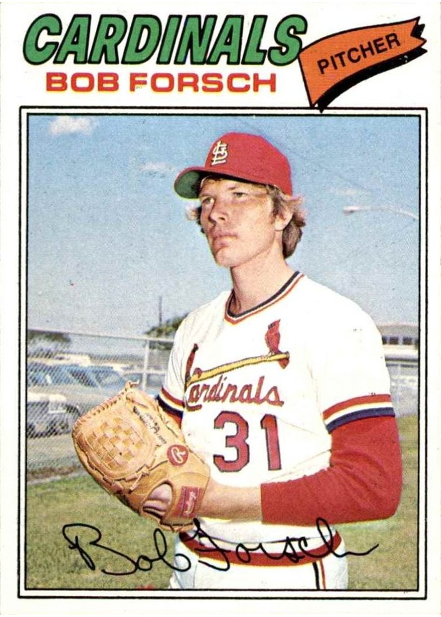 1977 Topps #381 Bob Forsch, St. Louis Cardinals