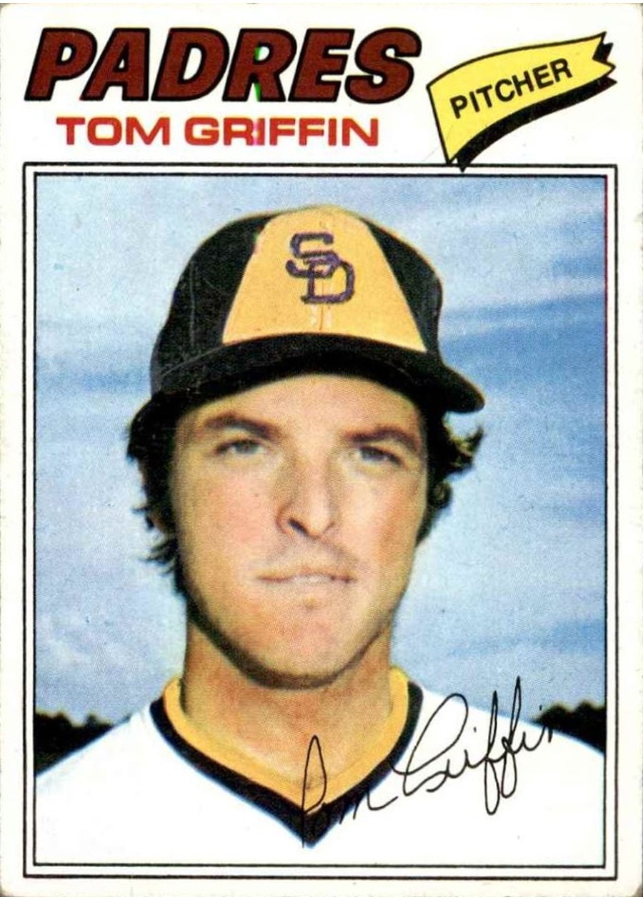 1977 Topps #39 Tom Griffin, San Diego Padres